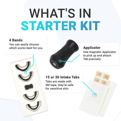 AirFlow Pro Complete Nasal Breathing Starter Kit – Magnetic Applicator & Multiple Bands