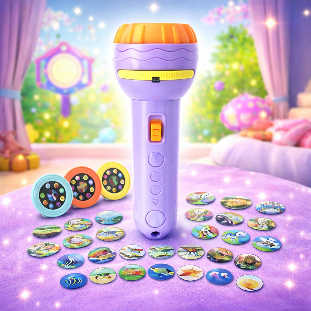 Kids Projector Torch – Fun Story Projector Toy for Kids