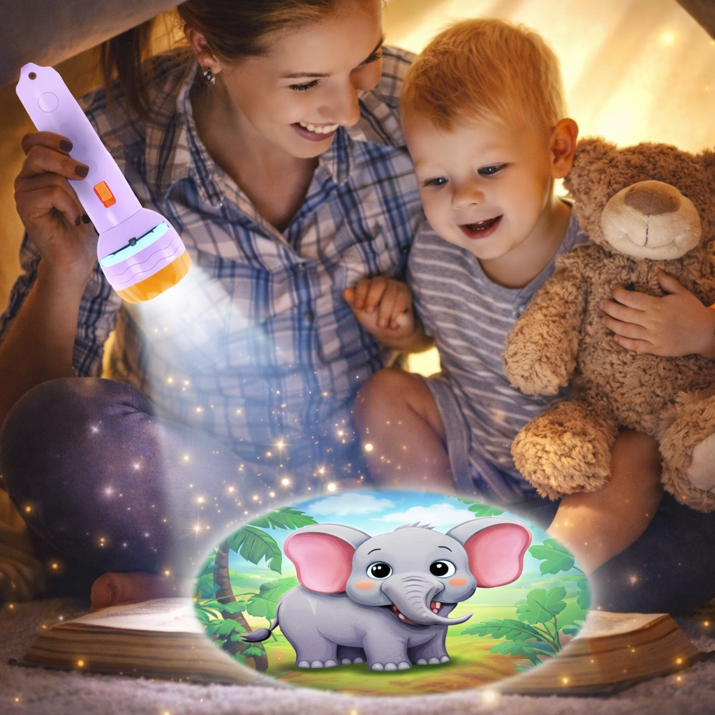 Kids Projector Torch – Fun Story Projector Toy for Kids