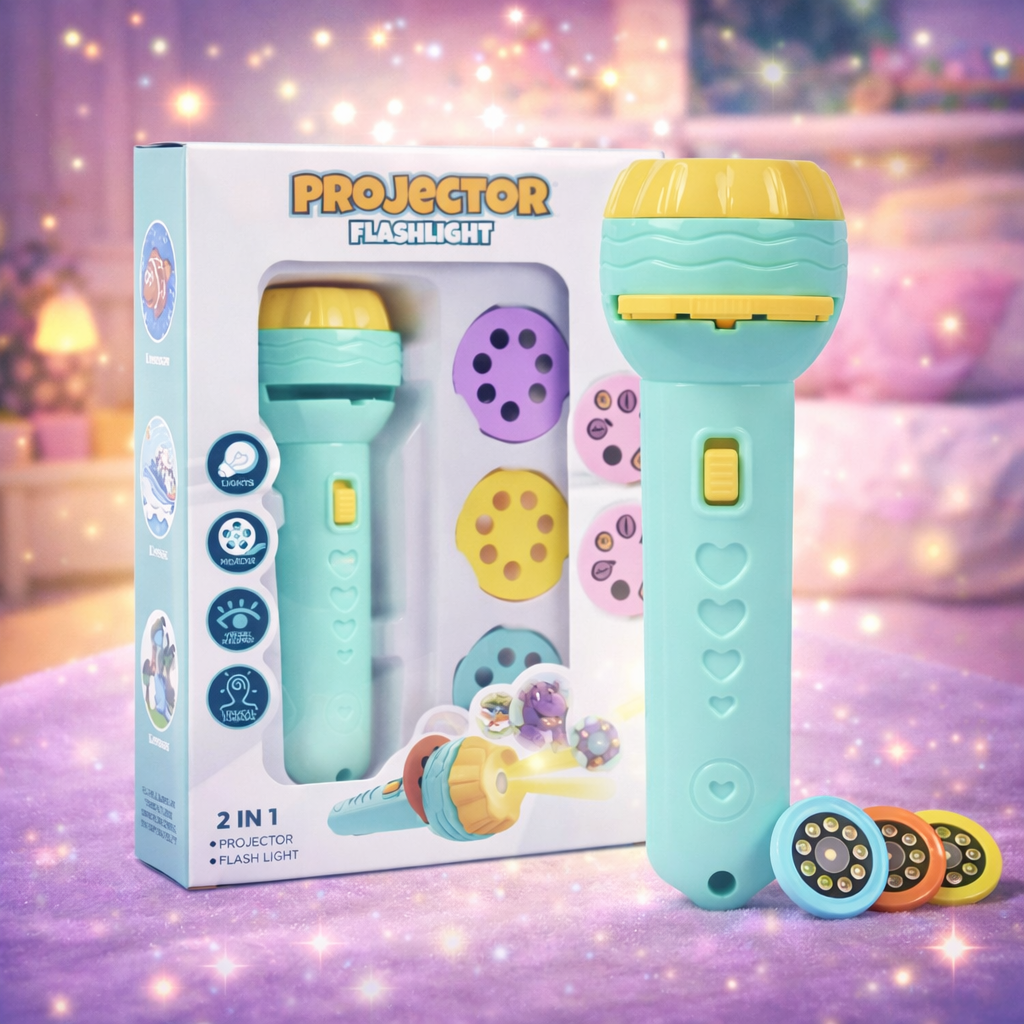 Kids Projector Torch – Fun Story Projector Toy for Kids