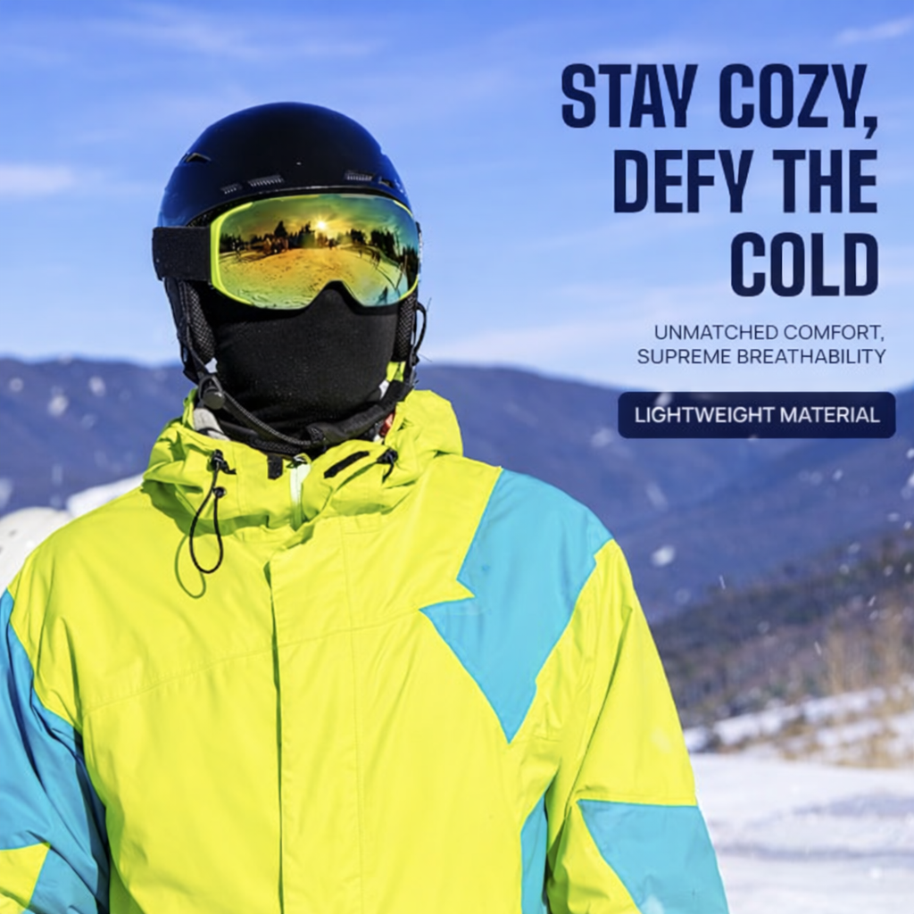 Summer Cooling Face Mask – Anti-Sweat, UV Protection for Riding & Daily Use